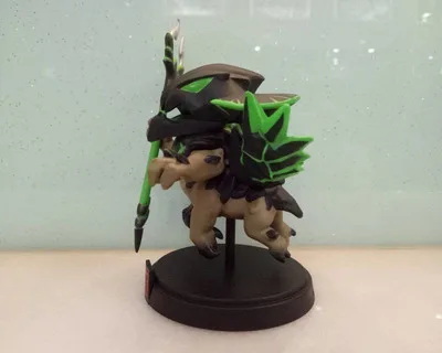 2 шт. Dota игровые фигурки SLARK TINY Doom в штучной упаковке ПВХ коллекция dota2 игрушки для