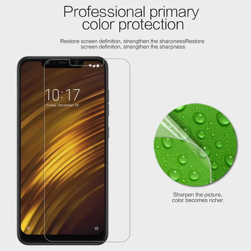 NILLKIN pocophone f1 Защитная пленка для экрана HD супер прозрачная защитная Матовая Антибликовая пленка для Xiaomi Pocophone F1 Защитная пленка для экрана