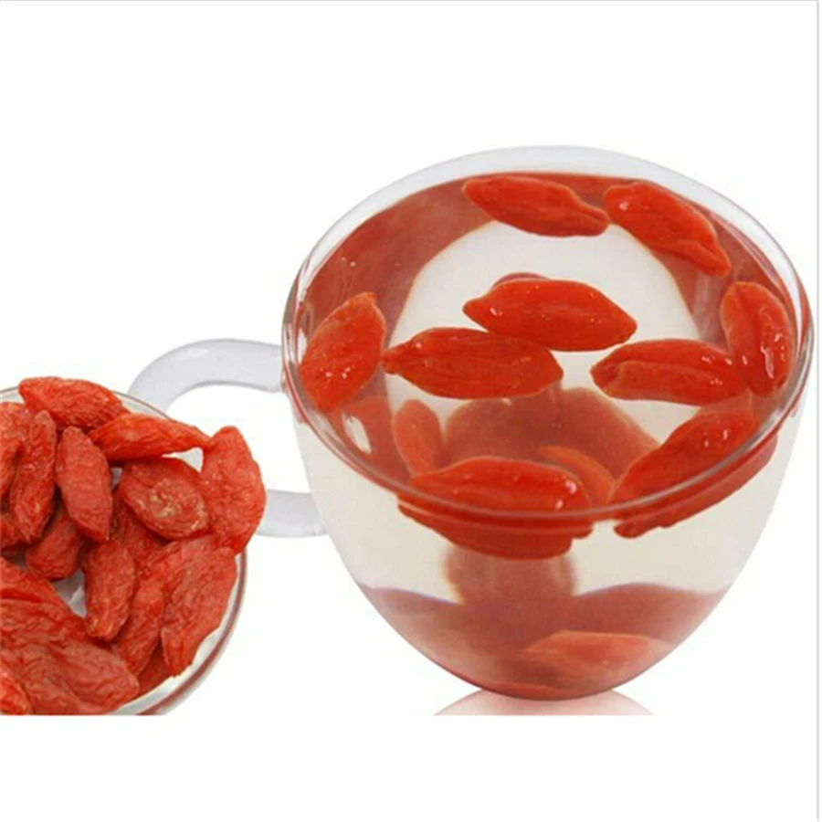 Dried Organic Goji Berry Tea 250g In Bag Gried Fruit China Ningxia Wolfberry Slimming Healthy Benefit Meldar Skin Beauty |