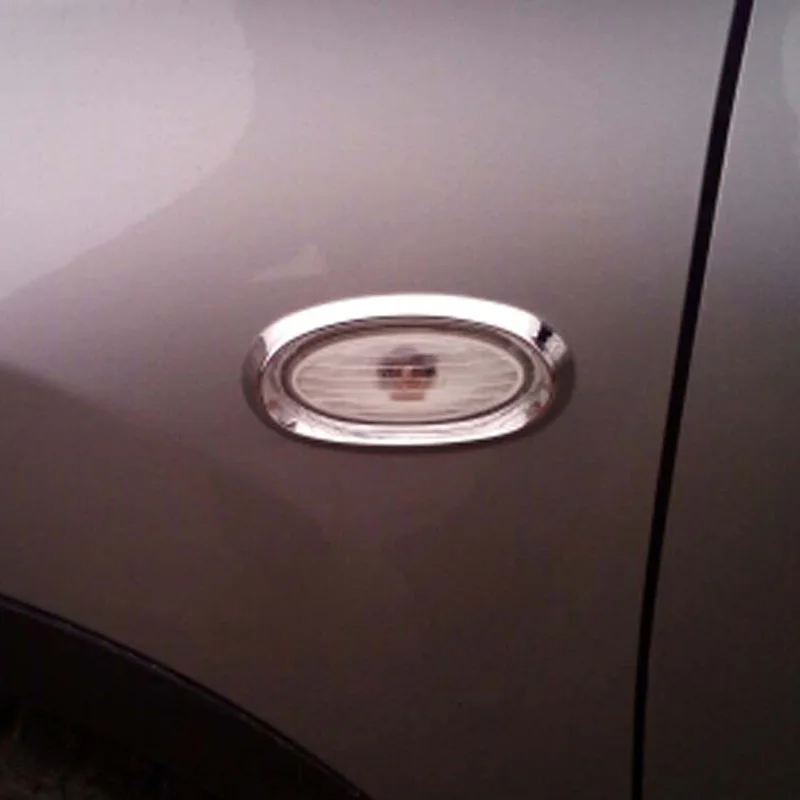 Для Nissan qashqai j10 2013 2012 2011 2010 2008 2 1,6 Chrome Боковая светильник Поворотная сигнальная лампа Накладка аксессуары