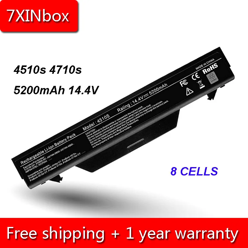 Аккумулятор для ноутбука HP Probook 5200 s 114 4 4510s 4515s 4710 001|Аккумуляторы ноутбуков| |