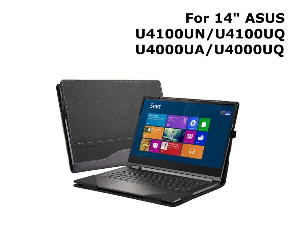 Чехол из искусственной кожи для ASUS U4100UN/U4100UQ/U4000UA/U4000UQ 14 дюймов|Сумки и чехлы