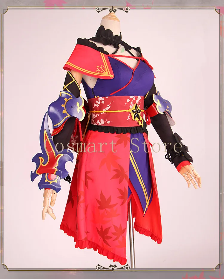 Костюм саблей Миямото Мусаси из аниме Fate Grand Order униформа служанки Firger для косплея