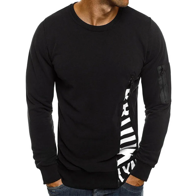 Модные весенние мужские уличные футболки 2018 наивысшего качества с длинным