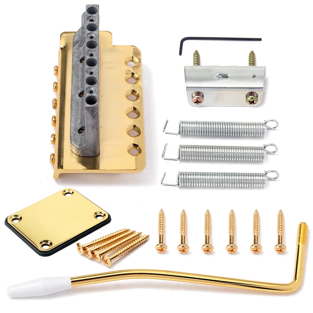 Новая замена электрогитары с тремоло Бридж шейной пластиной для Stratocaster