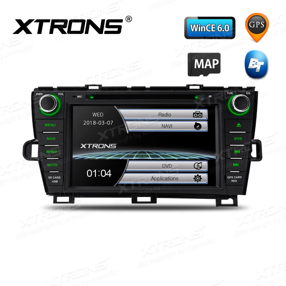 XTRONS 8 ''автомобильный DVD плеер GPS радио включающим в себя гарнитуру блютус и