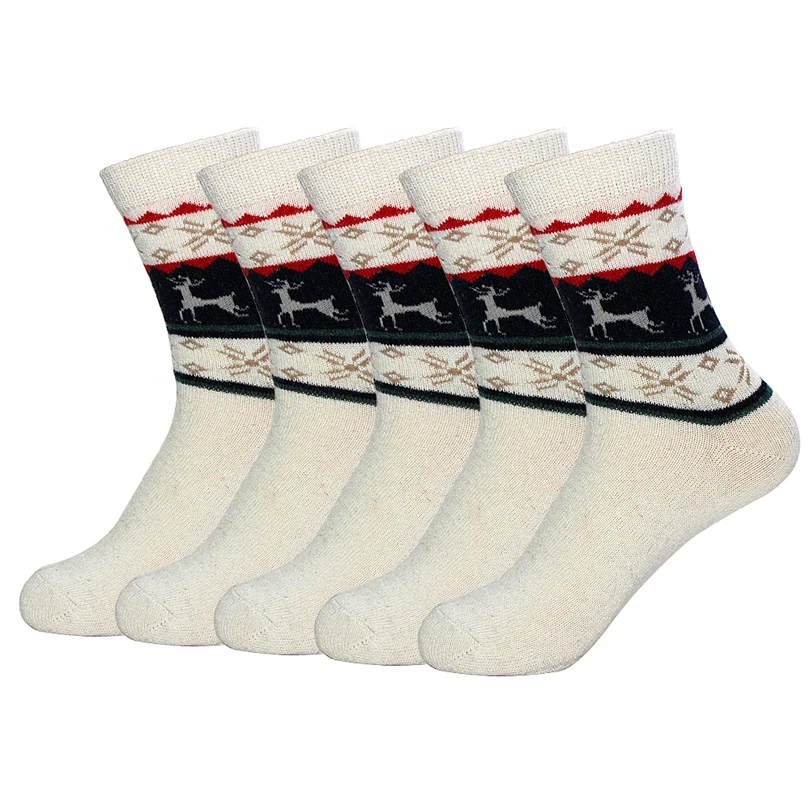 Мужские теплые носки из кроличьей шерсти сезон весна-осень-зима удобные