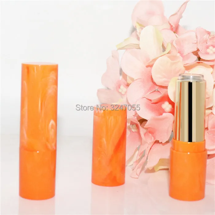

10/30/50pcs 12.1mm Cosmetic Empty Marble Lip Rouge Filling Container, Beauty Makeup Lipstick Tube, Lip Balm Refillable Bottle