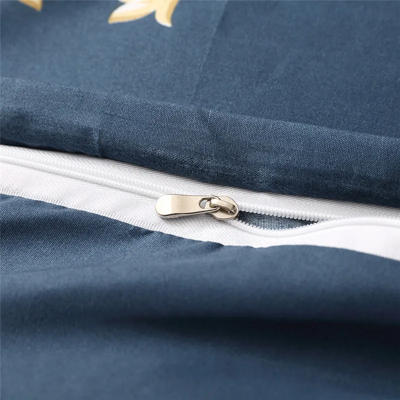 Европейский комплект постельного белья в стиле барокко Королевский синий и