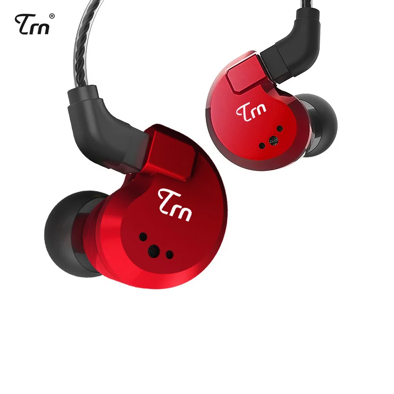 TRN V80 2DD + 2BA гибридные наушники в ухо HIFI DJ монитор бег спортивные ушные гарнитура с