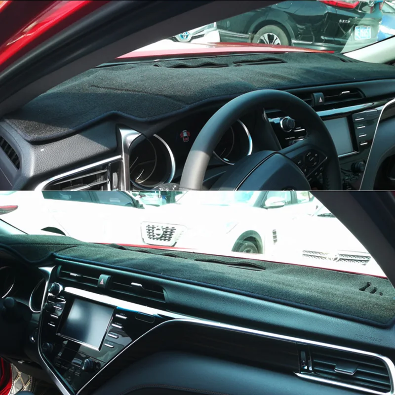 Коврик для приборной панели QCBXYYXH Toyota 8th Camry 2017 2018 защитный коврик интерьера