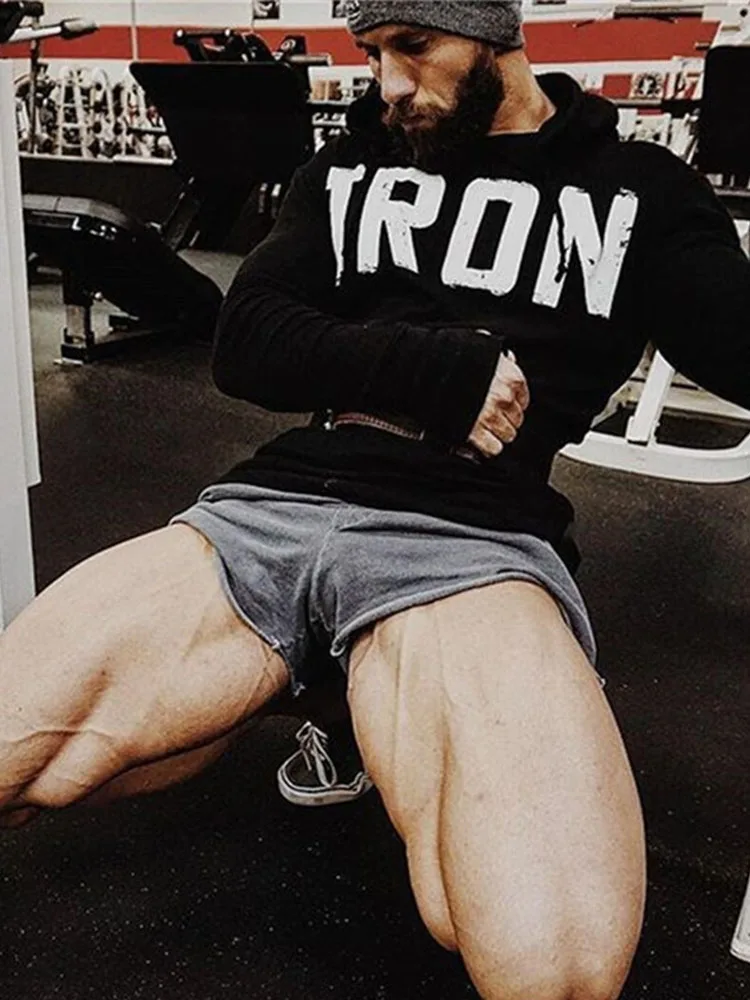 GYMLOCKER 2018 Новая модная мужская Толстовка свитшот с принтом Мужские повседневные