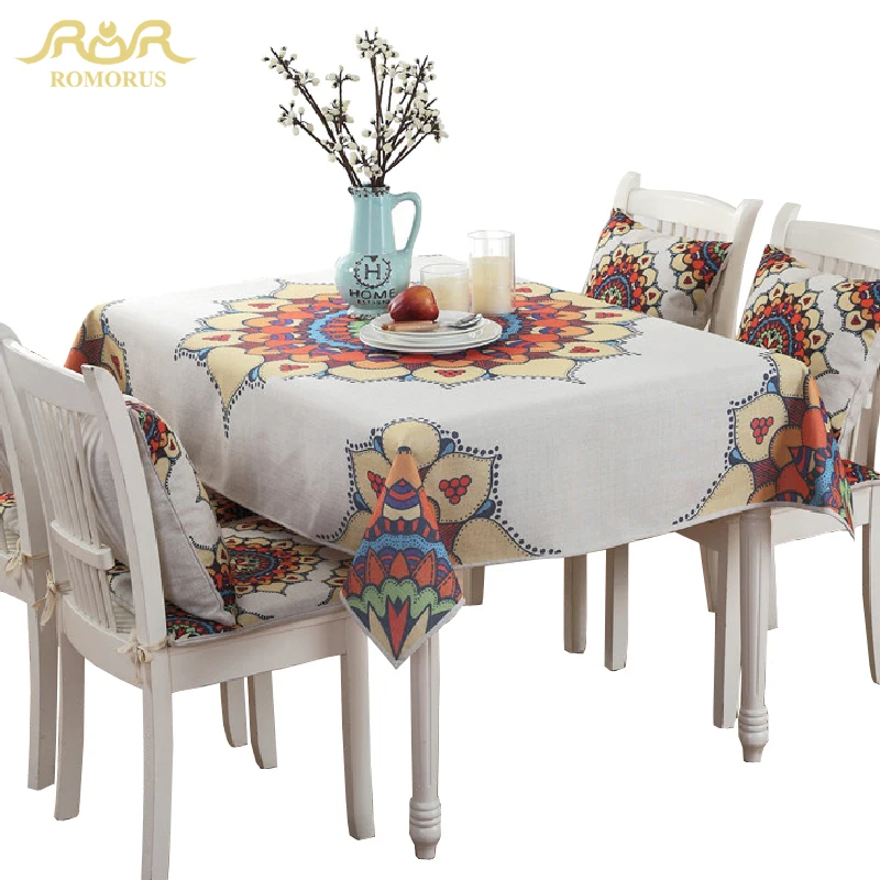 ROMOURS богемная скатерть прямоугольная утолщенная Геометрическая обеденный стол