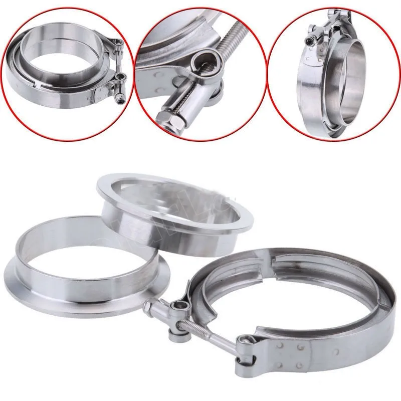 Автомобильная выхлопная труба V образный зажим комплект 4 дюйма быстрый VBand с