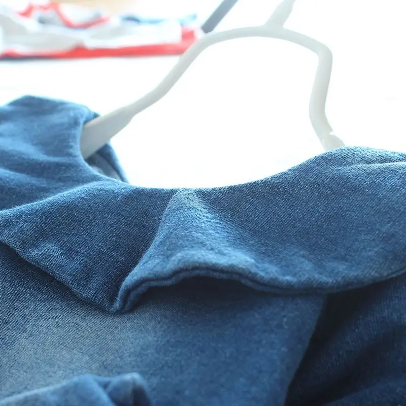 Новинка 2020 года Весеннее джинсовое платье для девочек Одежда детей Повседневный