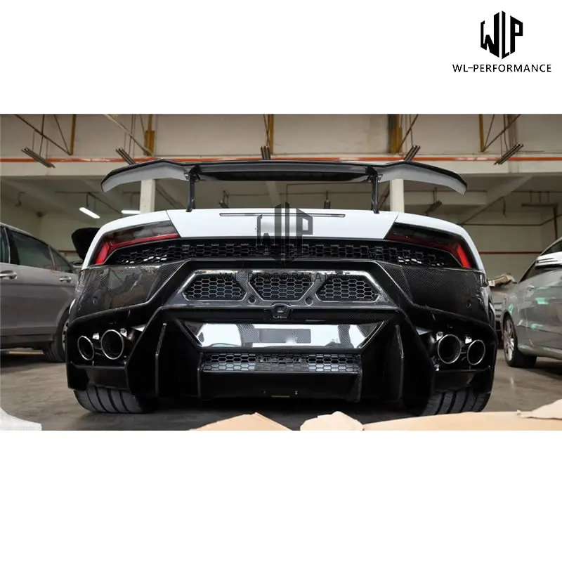 Передний бампер LP580 LP610 FRP/задний из углеродного волокна задний спойлер для Lamborghini