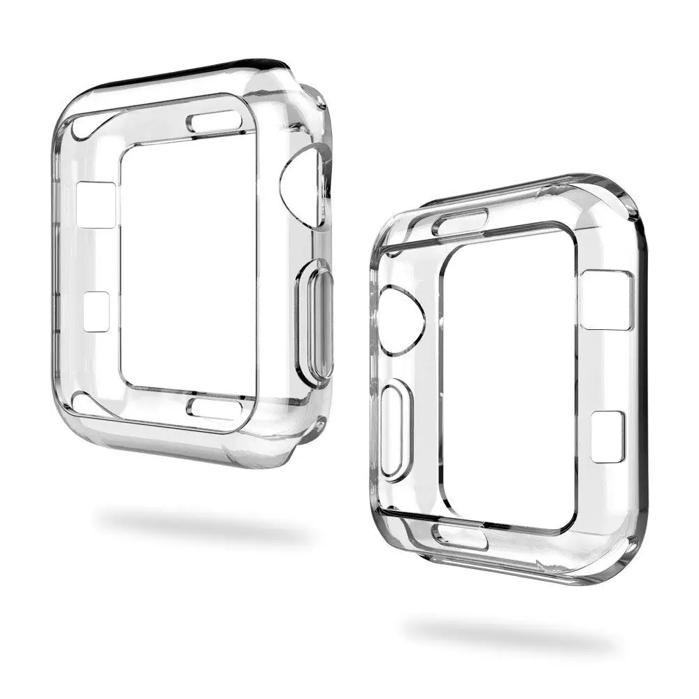 Чехол для apple watch band 42 мм 38 iwatch ТПУ защитный гибкий бампер с защитой от царапин