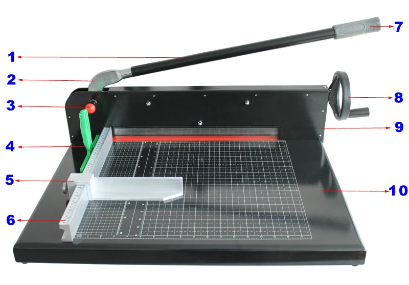 Новейшая сверхмощная полностью Металлическая гильотинная машина для резки