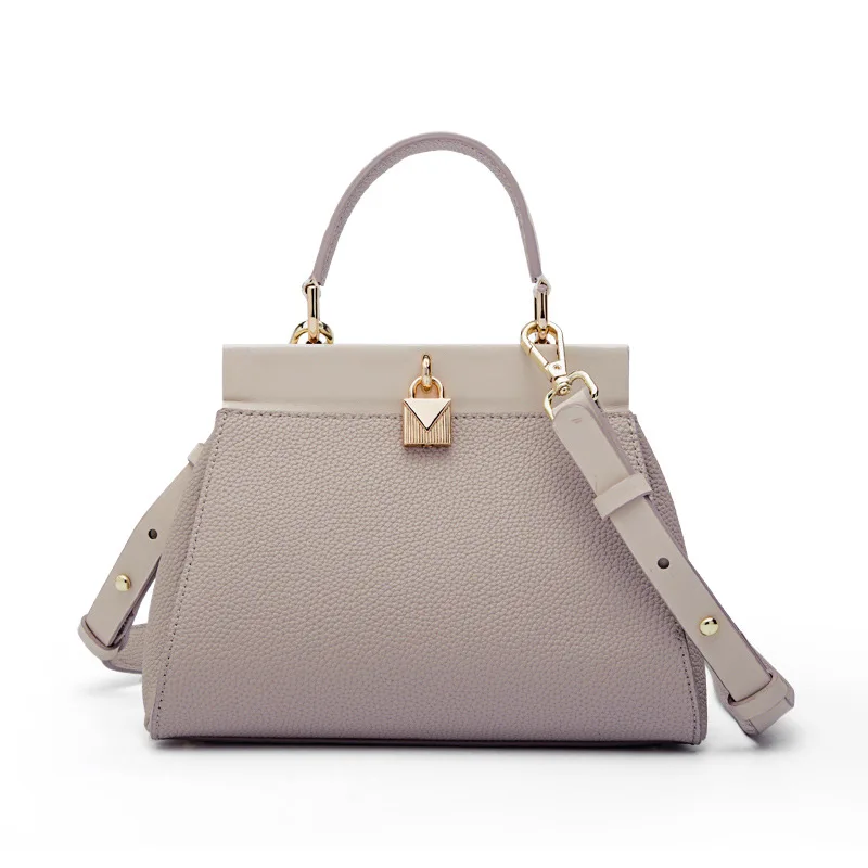 beige Новинка Роскошные Сумки Для женщин сумки дизайнер из натуральной кожи Crossbody сумки для Для женщин Курьерские сумки повседневные сумки с короткими ручками - Цвет: beige