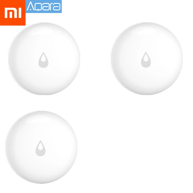 Xiaomi Mijia Aqara, беспроводной датчик погружения воды, IP67, водонепроницаемый, приложение, пульт дистанционного управления, Mijia, умный дом, безопасность - Цвет: 3Pcs