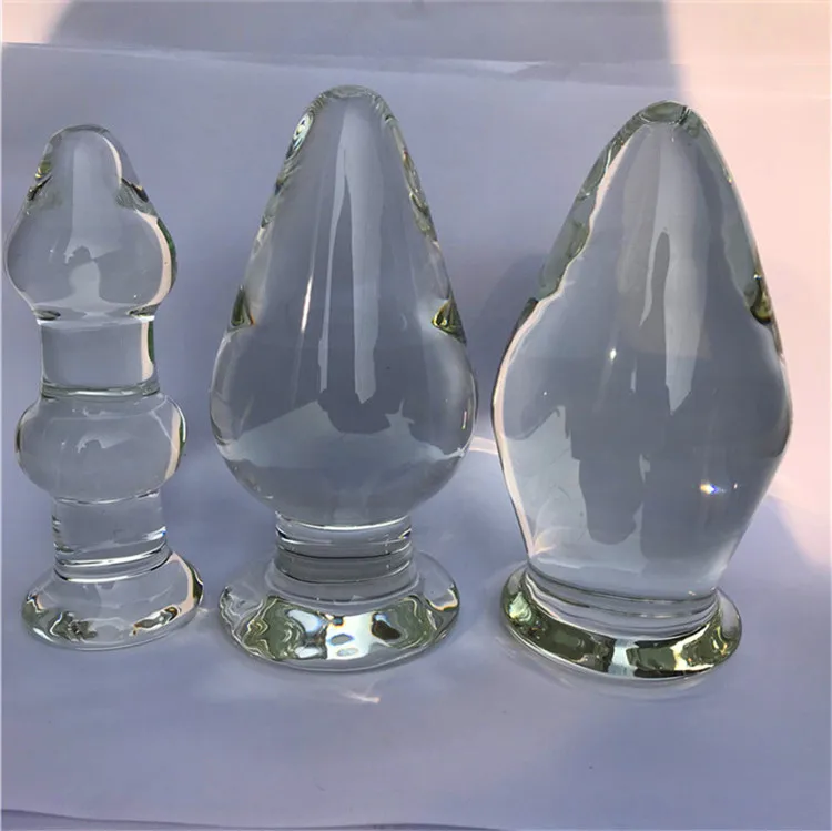 80mm Super Huge Size Pyrex Glass Butt Plug Large Crystal Anal Dildo Ball Fake Penis Masturbate Adult Sex Toy For Women Men Gay | Красота и