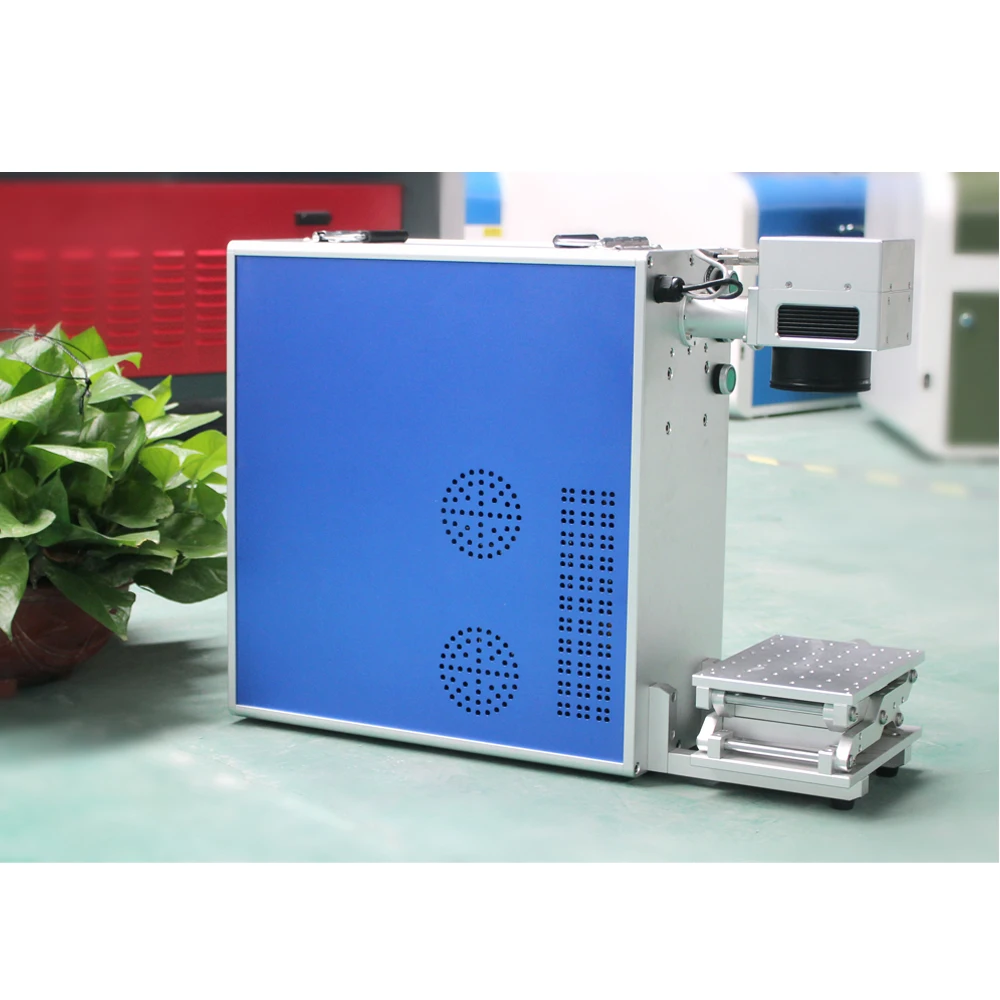 Лазерная маркировочная машина 20 Вт волоконно оптическая гравировка металла