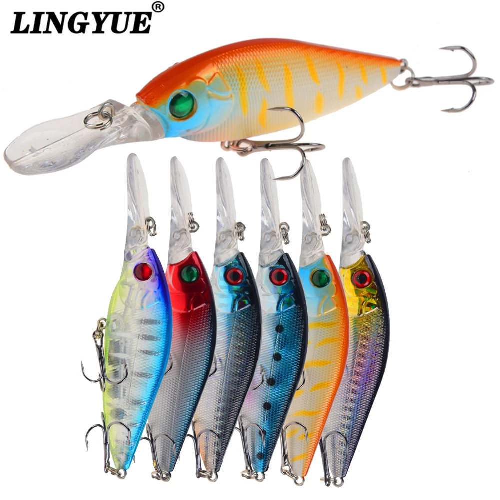 

New Arrivals 6 Colors Fat Minnow Fishing Lure 115mm 12.5g Fishing Bait Isca Artificial Wobbler Leurre Peche
