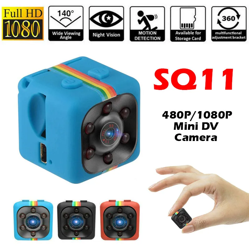 

SQ11 480P/1080P Mini Camera Espia Oculta Micro Video Gizli Kamera Small DV DVR Pocket Camaras HD Body Cam Support Hidden TF Card