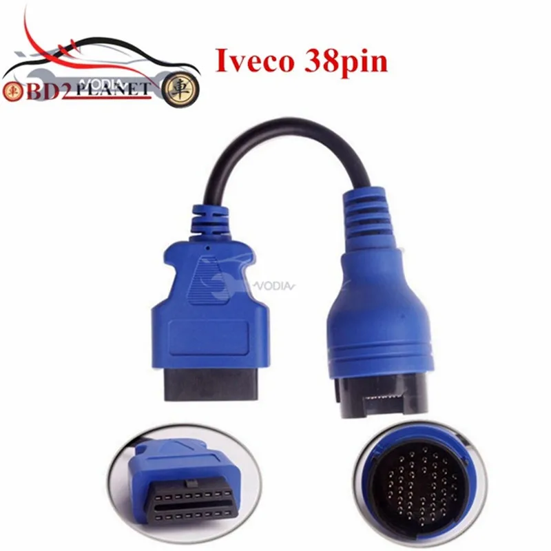 

OBD OBD2 38Pin Female Extension Opening Cable 38Pin Cable for IVECO Trucks diagnosis cable 38 pin