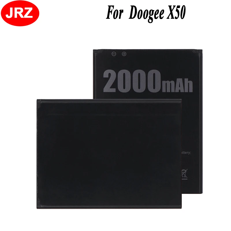 

JRZ лот = 10 шт. для телефона Doogee X50 аккумулятор 2000 мАч Высокая емкость 3,8 в высокое качество сменные батареи