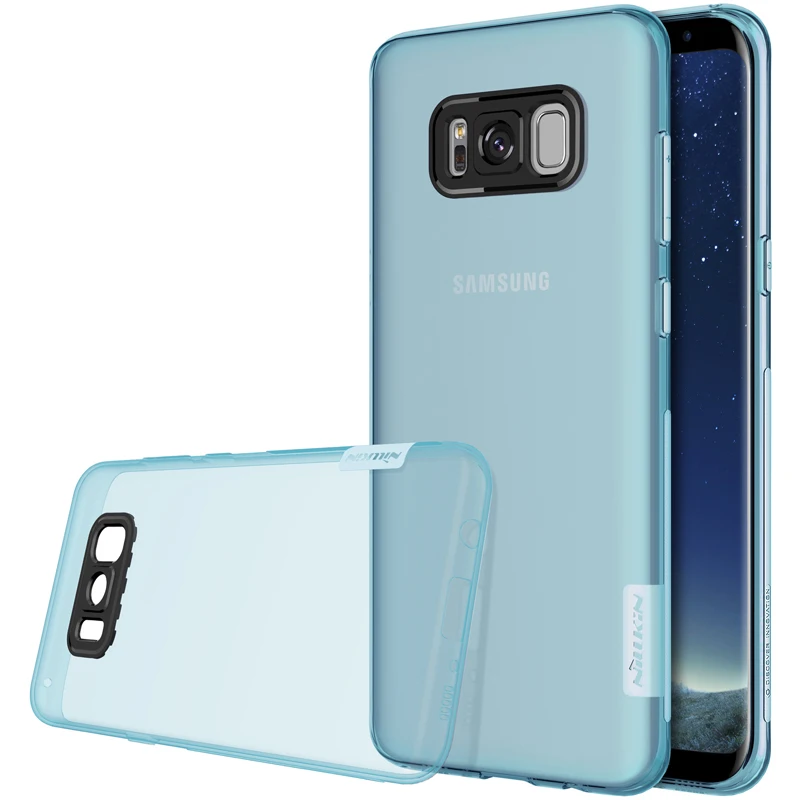 Силиконовый чехол Nillkin для Samsung Galaxy S8 Plus прозрачные мягкие чехлы из ТПУ задняя