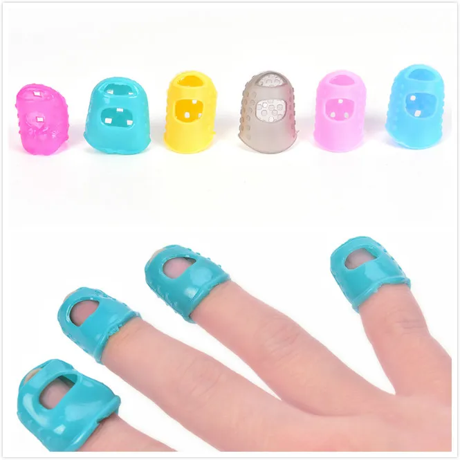 4 шт. мягкая защита для пальцев силиконовая гитара аксессуары гитары | Спорт и