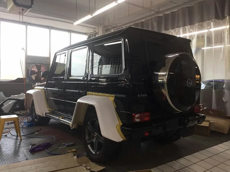 G класс W463 G500 G550 4*4 углеродный finber над крыльями для g63 G65 обновление до G500/G550 4*4 широкие арки крыло вспышки