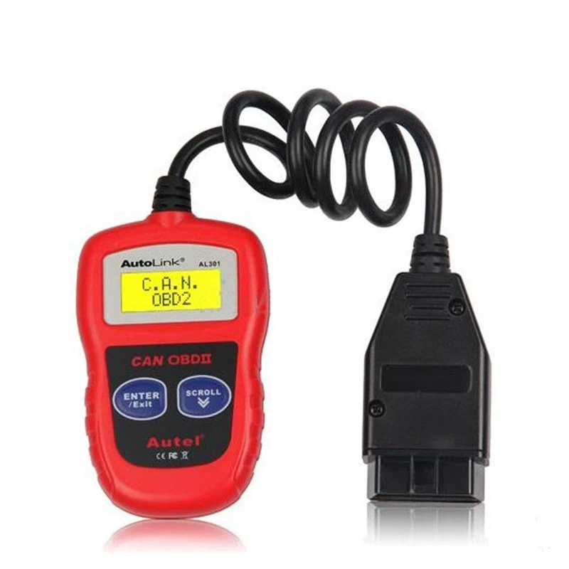 Tlxc оригинальное устройство автосвязи мотеля AL301 OBDII может DIY ЖК дисплей читатель