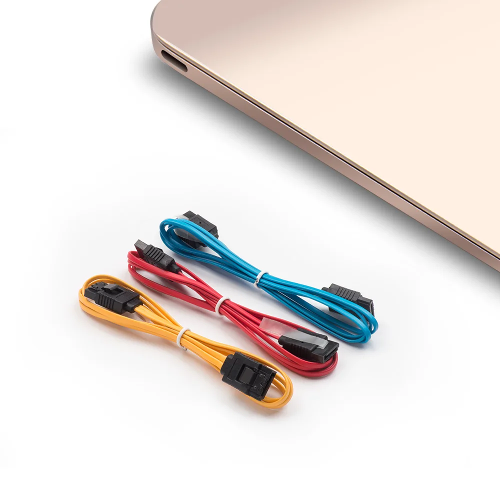 KINGSHARE 60 cmSATA III кабель с защелкой-3 цвета Pack (цвет красный желтый и синий) KS-CS3RYL360 |