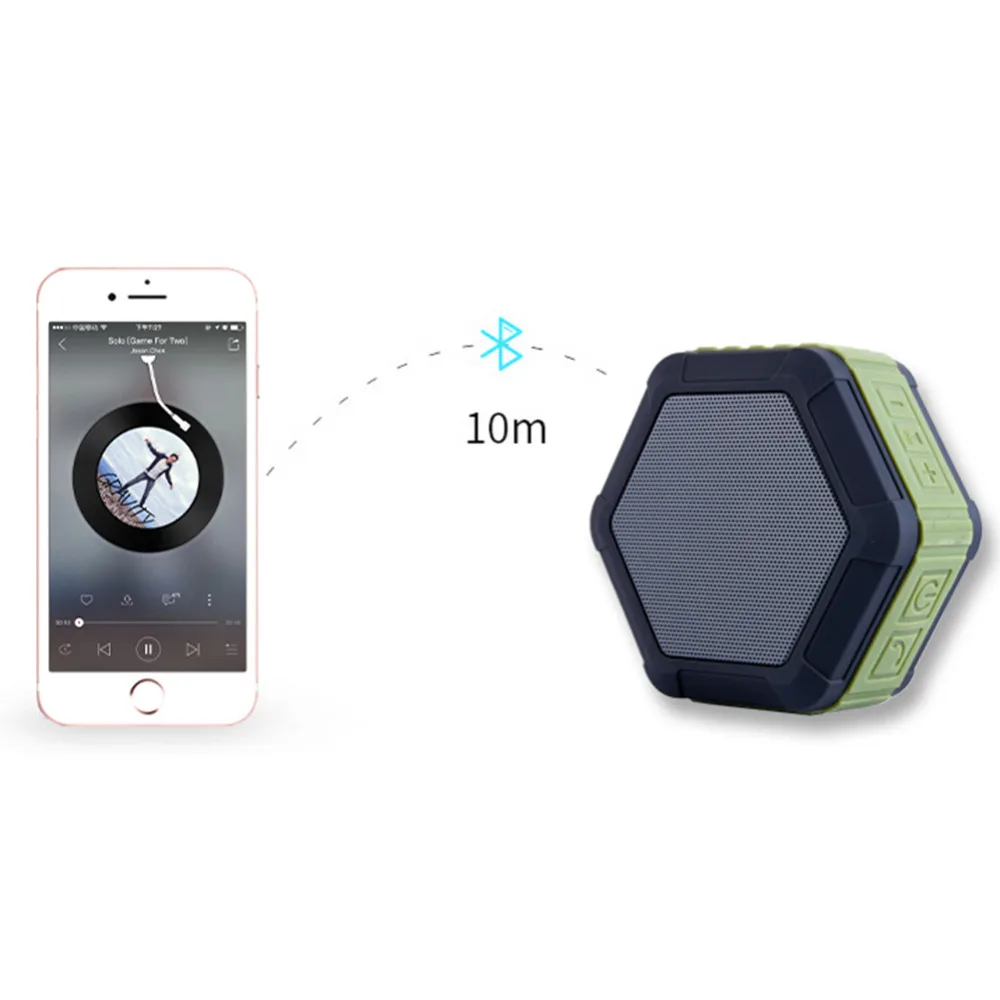 Водонепроницаемый bluetooth-динамик три стойкие bluetooth-колонки сабвуфер вставная