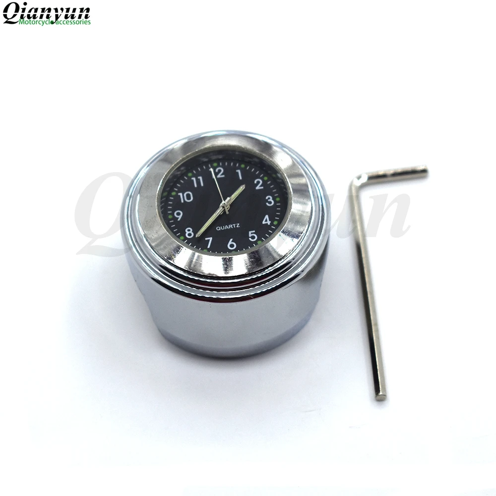 Хромированные водонепроницаемые наручные часы с циферблатом 7/8 дюйма 1 дюйм на