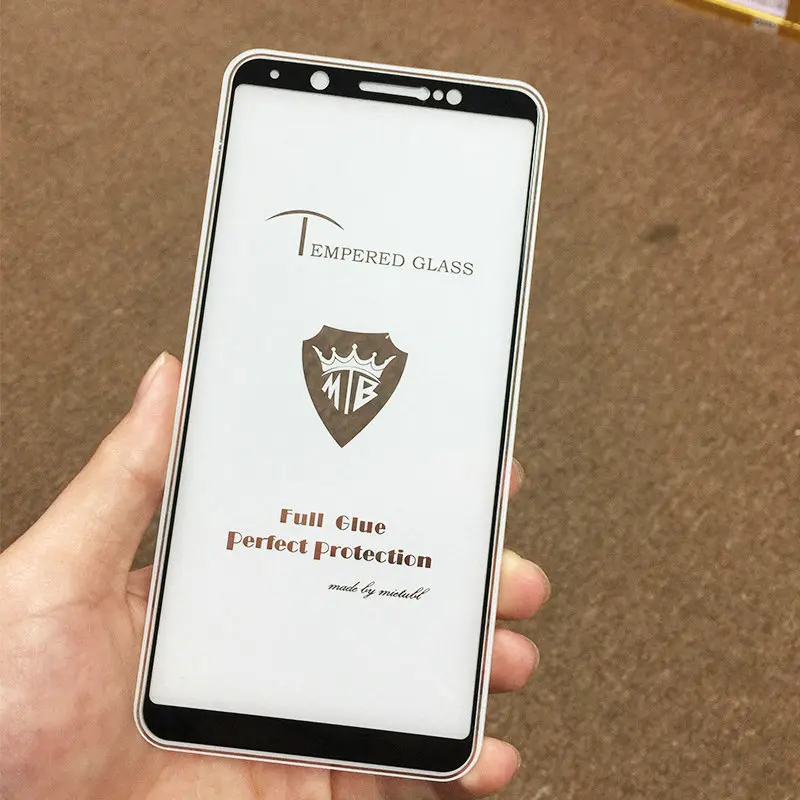 ДЛЯ vivo V7 Plus V7Plus + Y79 полное покрытие AB клейкое закаленное стекло Защита экрана для