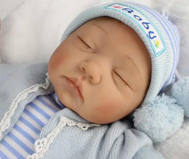 22 дюймов reborn baby doll kit Новорожденный ребенок дешевле цена твердая кукла игрушка для девочки reborn dolls reborn куклы детские игрушки милые