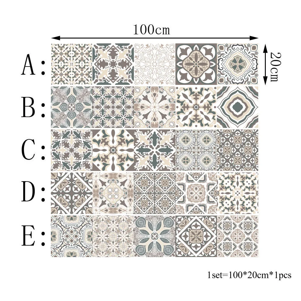 Наклейки на стену в европейском ретро стиле ПВХ водонепроницаемые Стикеры для