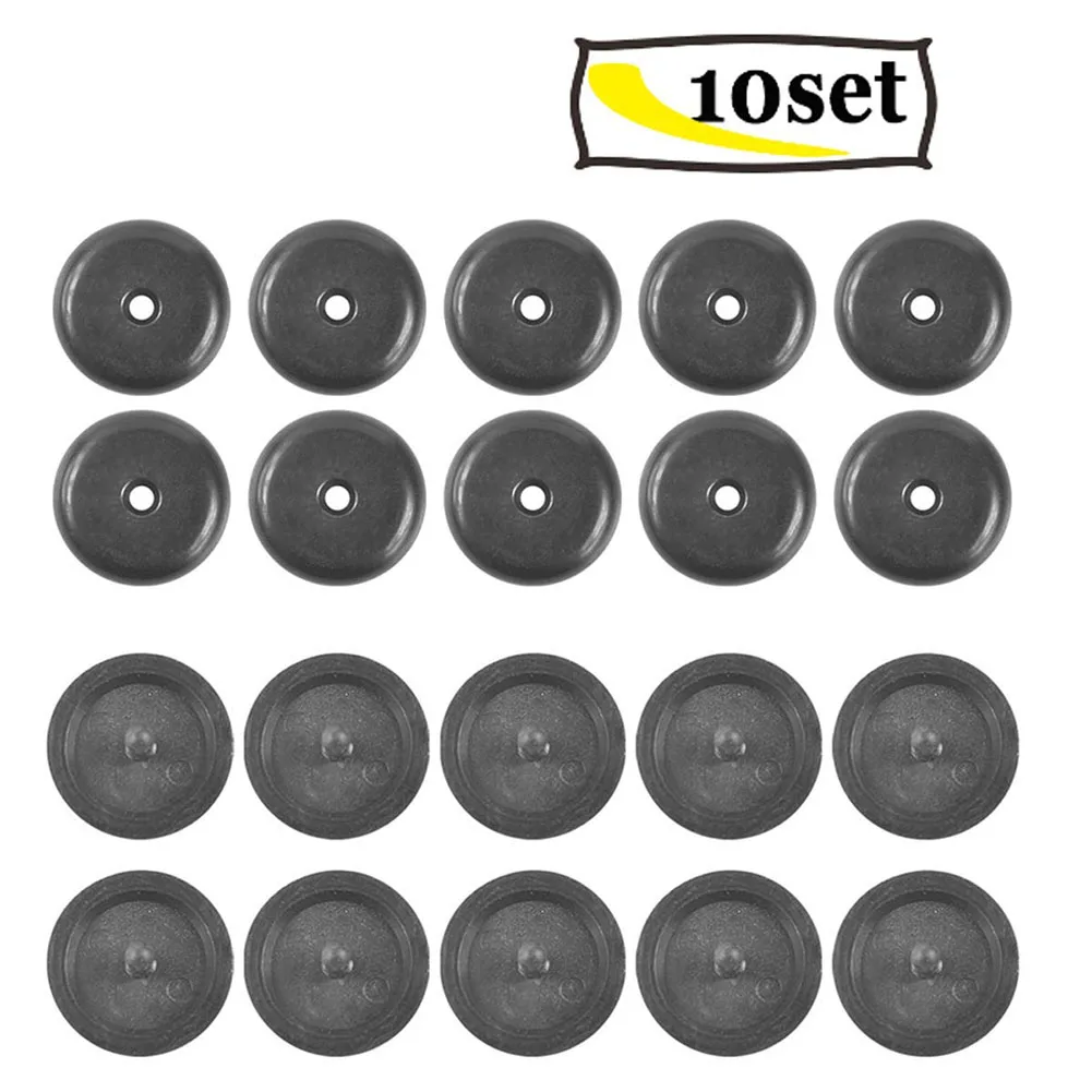 

10Pcs Car Safety Seat Belt Stopper Car Parts Black Beige Spacing Limit Buckle Clip Retainer Seatbelt Stop Button Car Styling