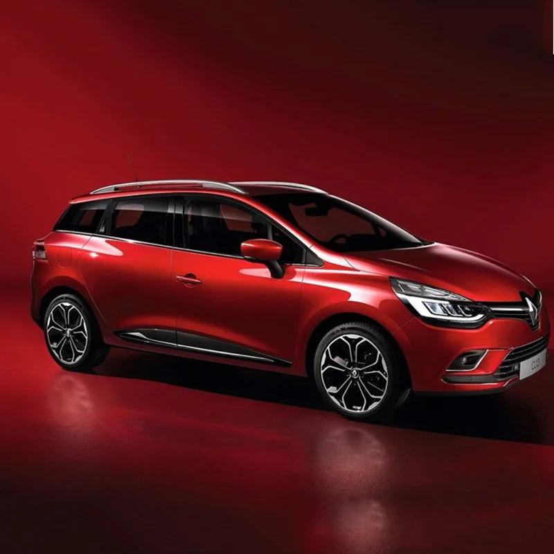 Cuostom для renault clio наклейка 2 шт. автомобильная гоночная боковая дверная сетка