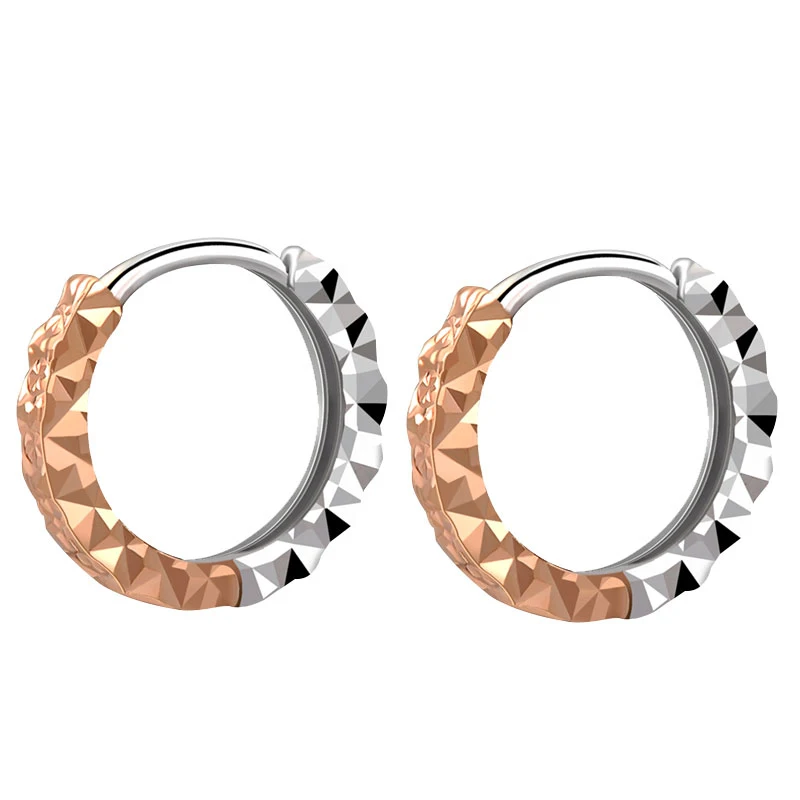 Новое поступление, женские золотые серьги-кольца AU750