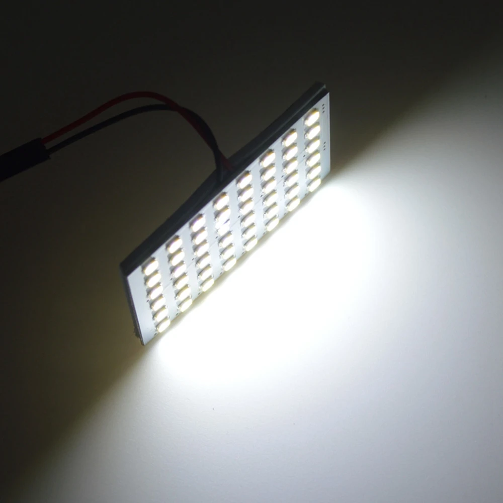 Светодиодсветодиодный лампы для чтения runmade 48smd 2835 купольная лампа салона