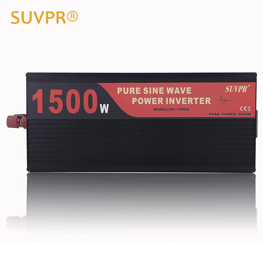 SUVPR 1500 Вт Чистая Синусоидальная волна автомобильный инвертор питания 24 В/12 В