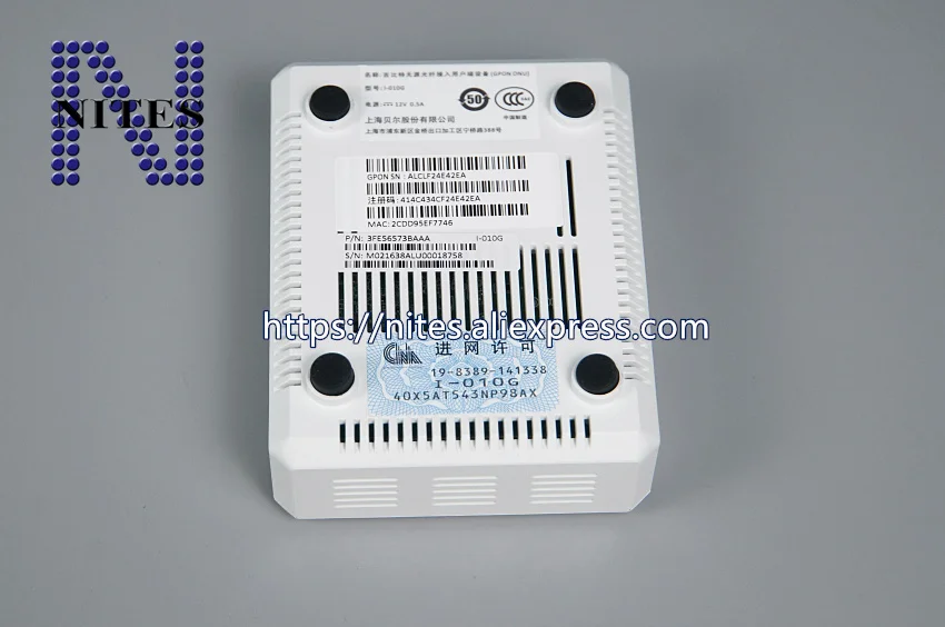 I-010G GPON ONU Alcatel Lucent Bell оптический сетевой терминал FTTH ONT с 1 GE Ethernet портом английская