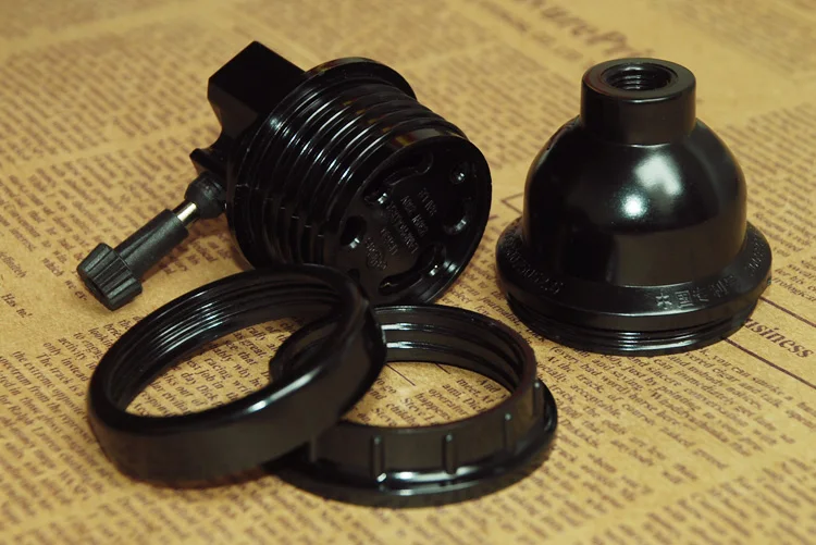 Бакелитовый патрон для лампы GU24 в стиле ретро винтажный подвесной светильник с