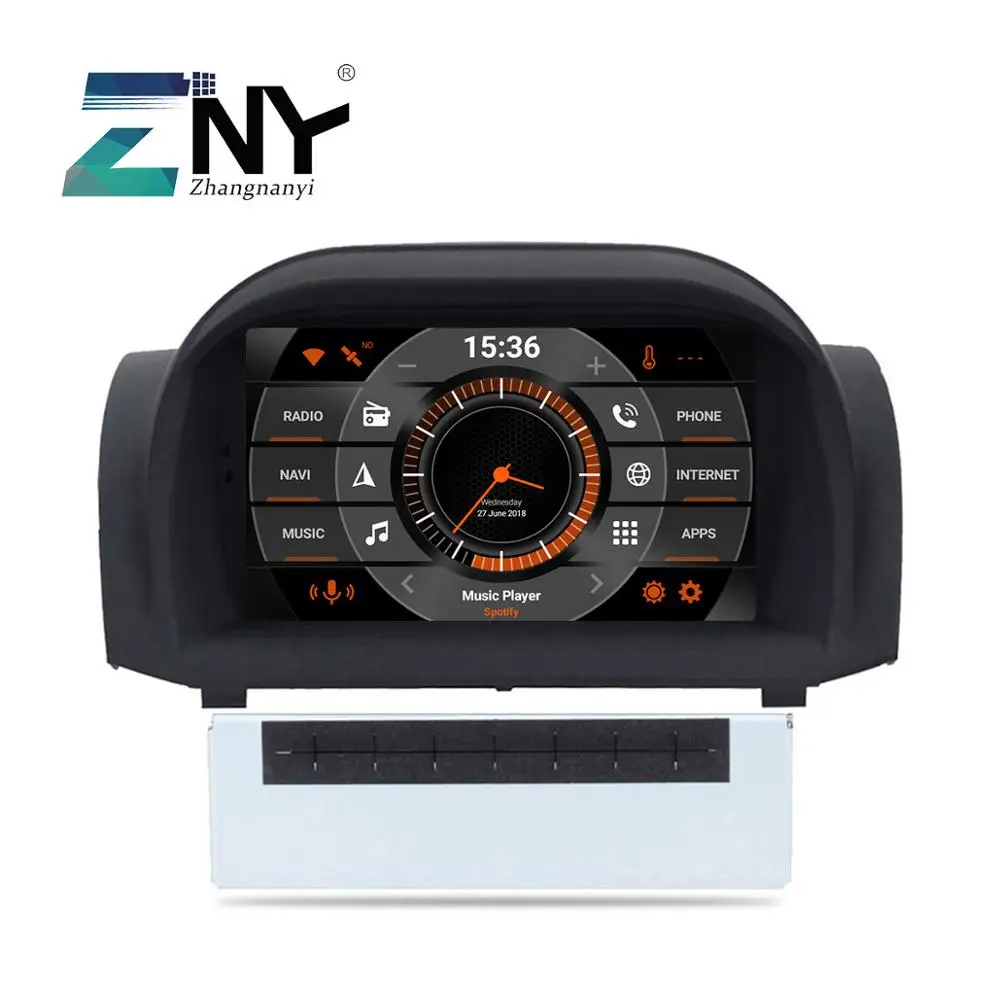 Android 8 0 Автомобильный DVD стерео 7 &quotIPS авто радио для Ford Fiesta 2013 2017 мультимедиа FM GPS