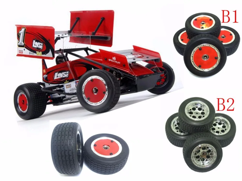 1/18 масштаб Багги Losi Mini Sprint sprint набор автомобильных шин и ободов колес 4 шт. для HPI