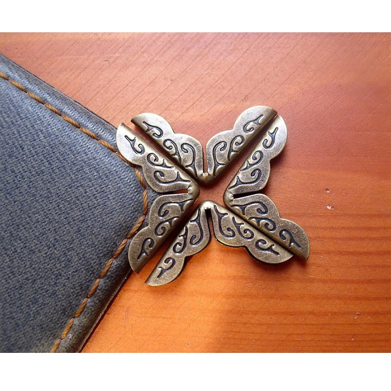 Практичный 100 шт./лот античная бронза маленькая книга Скрапбукинг Альбомы меню